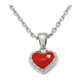 Stříbrný náhrdelník s přívěskem - Srdce