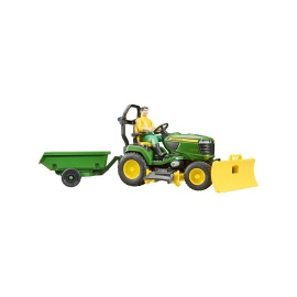 Bruder 62104 BWORLD Zahradní traktor John Deere X949 s figurkou a příslušenstvím [62104]