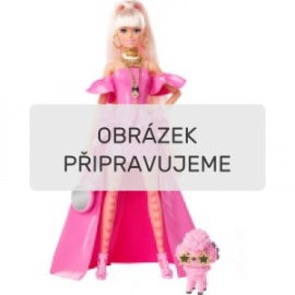 Mattel Barbie Extra Fancy panenka v růžových šatech HHN12