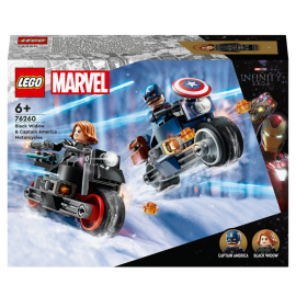 LEGO Marvel 76260 Black Widow a Captain America na motorkách [76260]