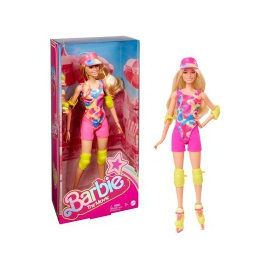 Mattel Barbie The Movie - Barbie ve filmovém oblečku na kolečkových bruslích (HRB04)