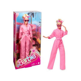 Mattel Barbie The Movie - Barbie v růžovém filmovém overalu (HRF29)
