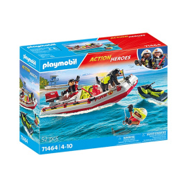 Playmobil 71464 Hasičský člun s vodním skůtrem
