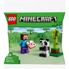 LEGO Minecraft 30672 Steve s mládětem pandy
