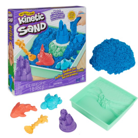Spin Master Kinetic Sand - Sandbox Set modrý - 454 g (6067478)
